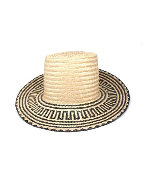 Washein Andino Short Brim Straw Hat In Black Lyst Uk