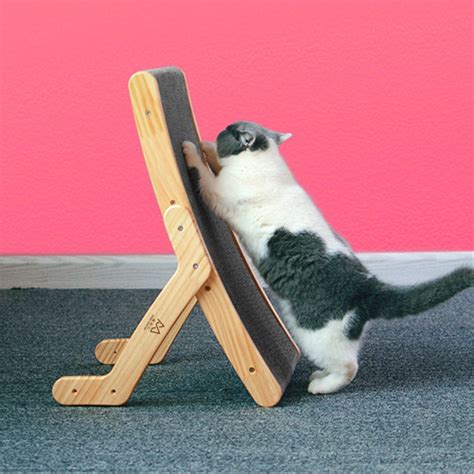 Hardwood Cat Scratcher Pet Scratcher Cardboard Durable Cat Etsy