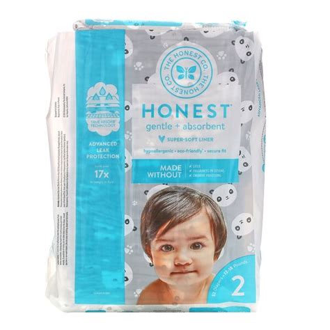 The Honest Company Honest Diapers Size 2 12 18 Pounds Pandas 32