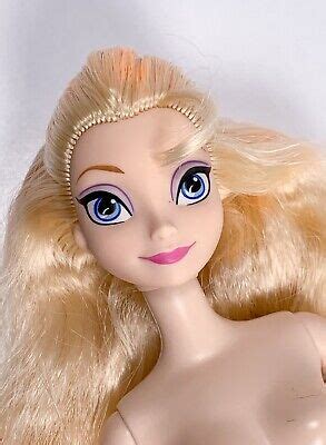 Mattel Disney Fashion Doll Frozen Queen Elsa Nude Body Only Ice Skating