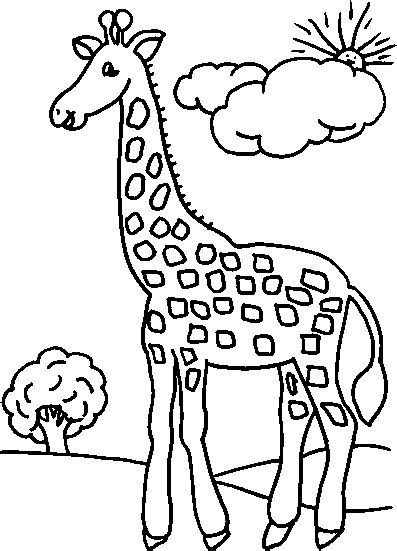 Giraffe Animais Para Colorir Girafas Páginas Para Colorir
