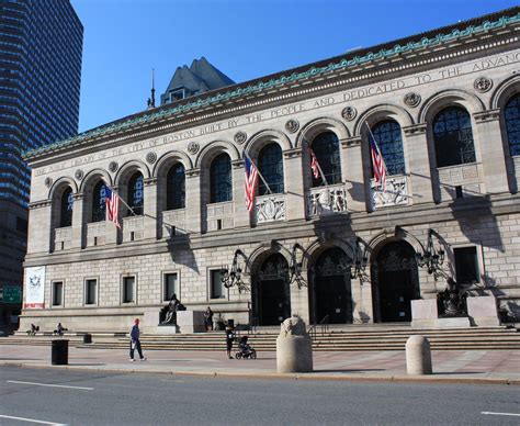 Central Library In Copley Square Boston Public Library