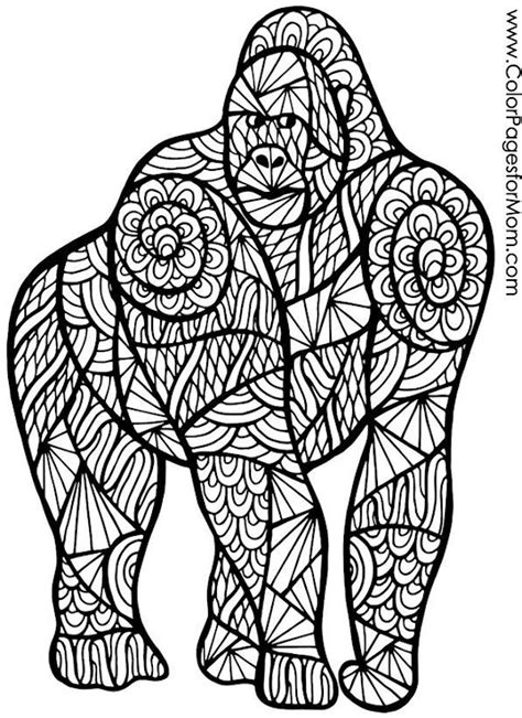Coloring page of animals in the jungle. Pin on The One and Only Ivan