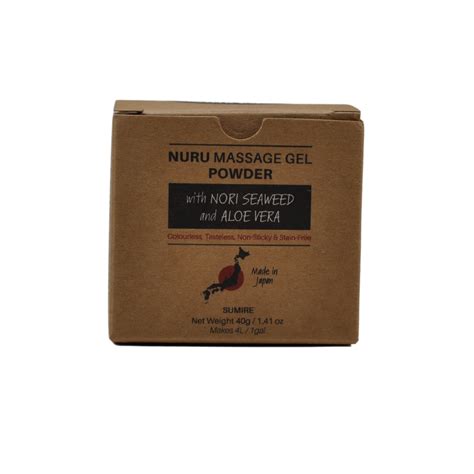 Nuru Massage Gel Therapy Powder G Sumire Edition Nori Seaweed Aloe Vera Made In Japan