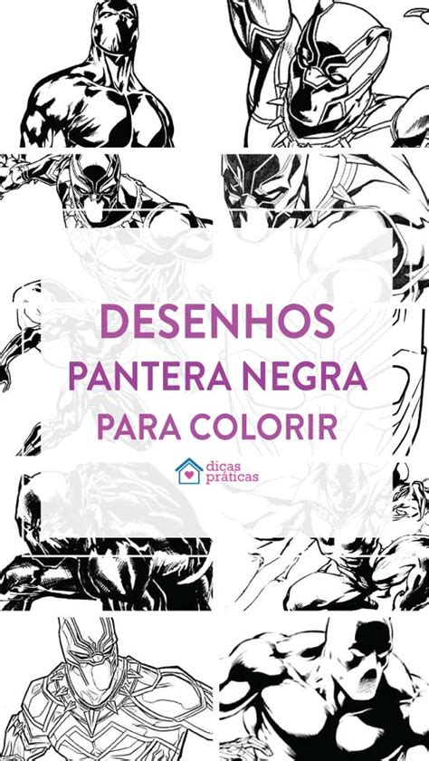 Desenhos Para Colorir Do Pantera Negra Dicas Pr Ticas