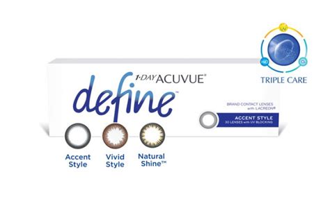1 Day Acuvue Define Plano 30 Pack Acuvue Contact Lenses