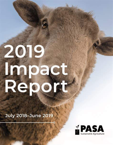 Impact Reports Pasa Sustainable Agriculture