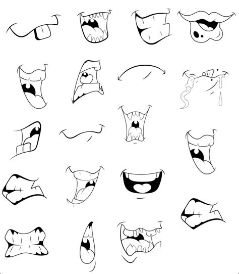 Cartoon Mouths Vectors Royalty Free Stock Image Storyblocks