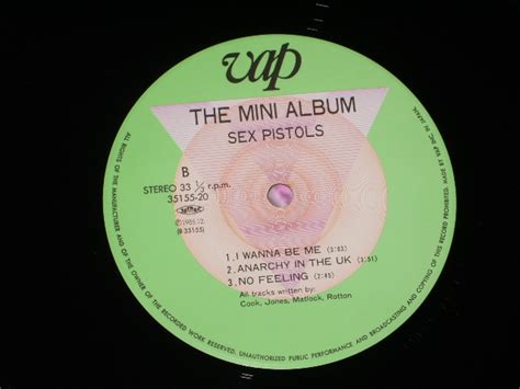 Sex Pistols The Mini Album 1985 Original Lpobi Paradise Records