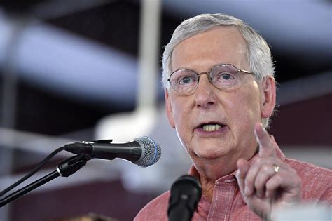 Mitch mcconnell has led the fight for our conservative values in the senate. Mitch McConnell campaign tweets image of tombstone with ...