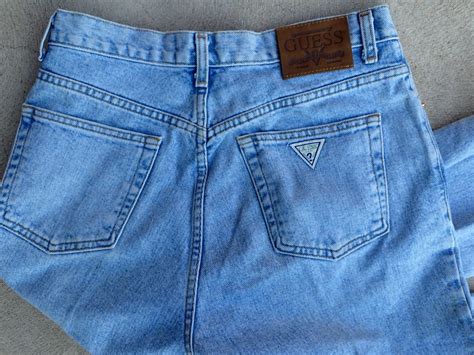 Mens Vintage Guess Jeans Classic Fit Straight Leg 32 X 34 Etsy