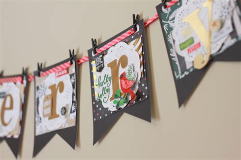 Diy Holiday Decor Be Merry Banner — Me And My Big Ideas