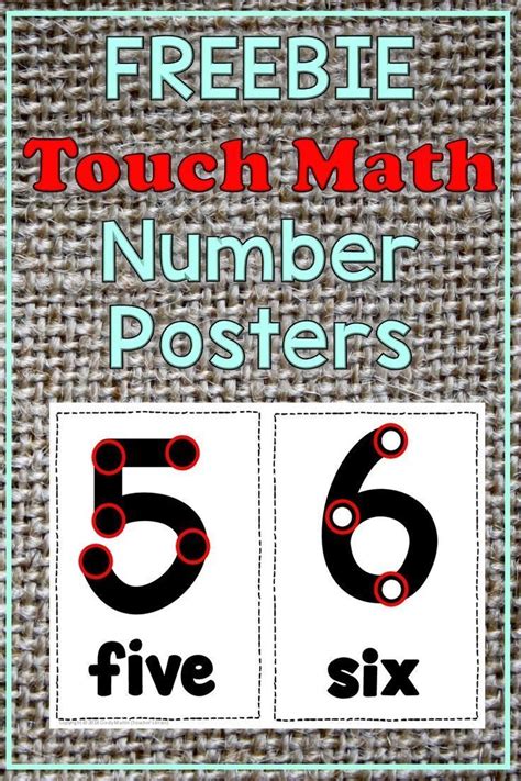 Touch Math Numbers Printable