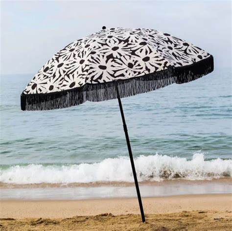 Round Luxury Beach Umbrella With Tassels Buy Umbrellaoutdoor