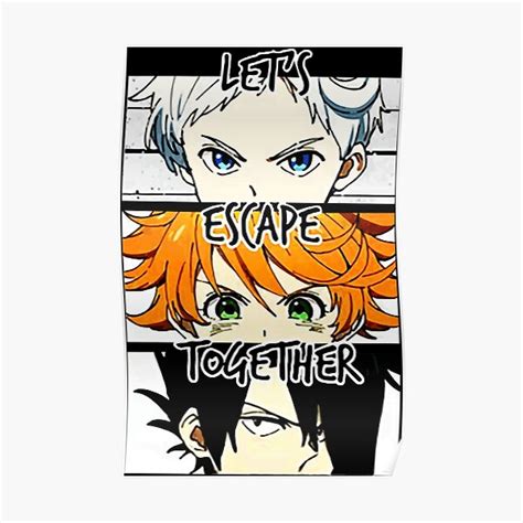 Shiyao The Promised Neverland Poster For Sale By Makenziehauck