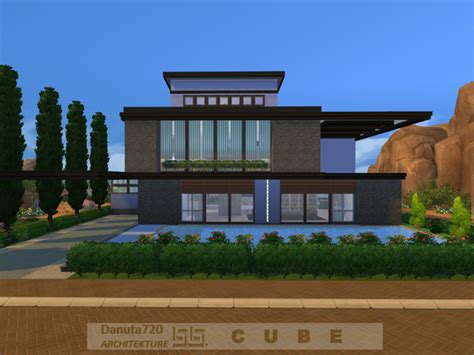 Cube Modern House By Danuta720 At Tsr Sims 4 Updates