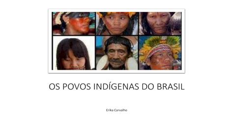Os Povos IndÍgenas Do Brasil · Os Habitantes Da Terra •quando Chegaram