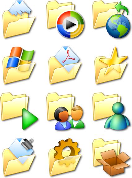 Download Hd Search Windows Xp Folders Icon Transparent Png Image