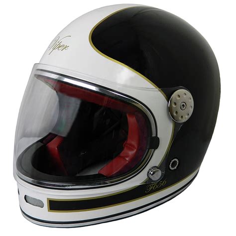 From italian styling to luxuriously reconditioned rides, there's a raw, utilitarian beauty to be found full face. Viper F656 Vintage Style Full Face Helmet (With images ...