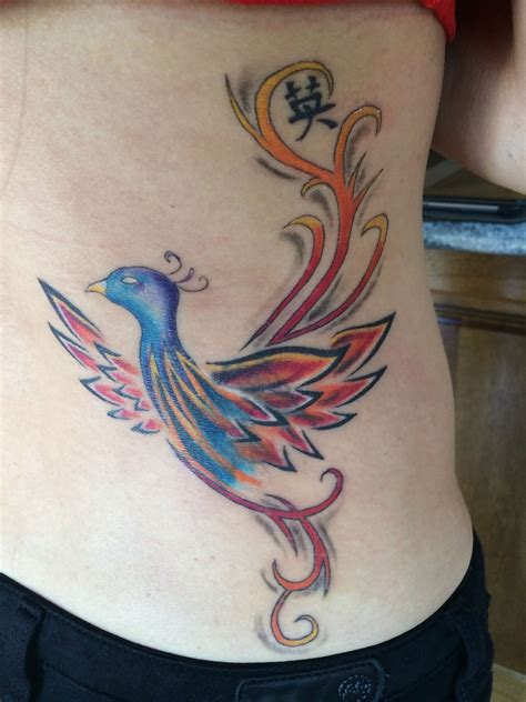 736x1457 orange watercolor phoenix tattoo on thigh. My Phoenix | Tattoos, Watercolor tattoo, Watercolor