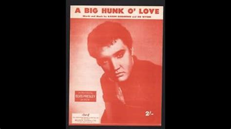 Hot 100 1s Elvis Presley A Big Hunk O Love 1959 Youtube