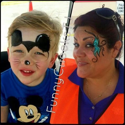 Mickey vector illustration icon mouse modern black sticker ears painted mickey mouse head. Mickey Mouse and glitter butterfly face painting | Mickey ...