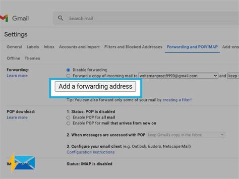 How To Forward Emails To Another Gmail Gmail Automatic Forwarding
