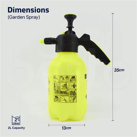 2l Garden Pressure Sprayer Portable Hand Pump Chemical Weed Spray Water