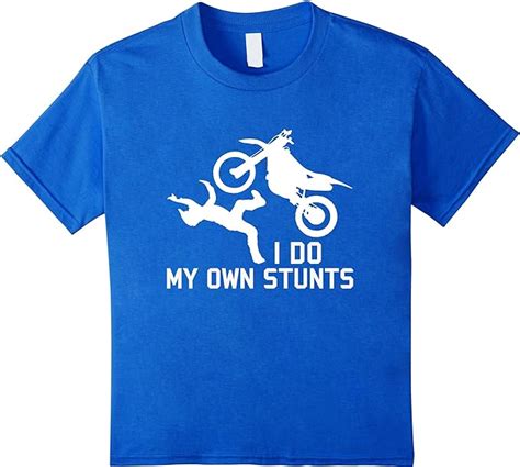 I Do My Own Stunts Funny Motor Bike Lovers T Shirt Clothing Shoes And Jewelry