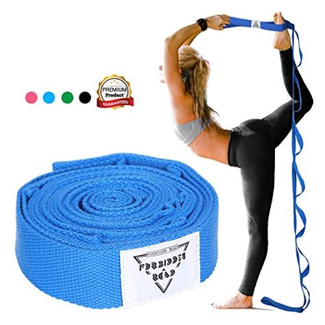 forbidden road stretch strap with multi loop exercise strap for physical therapy yoga dance