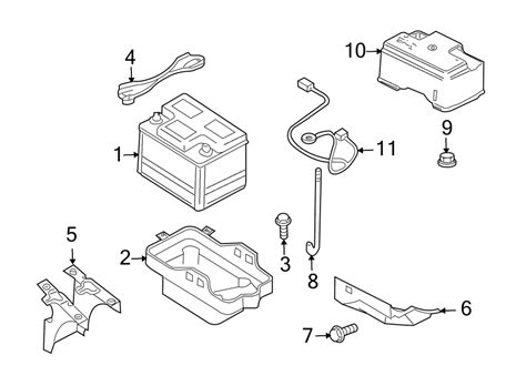 Mazda Tribute Battery Tray Bolt Reinforcement Bolt Battery Tray Bolt