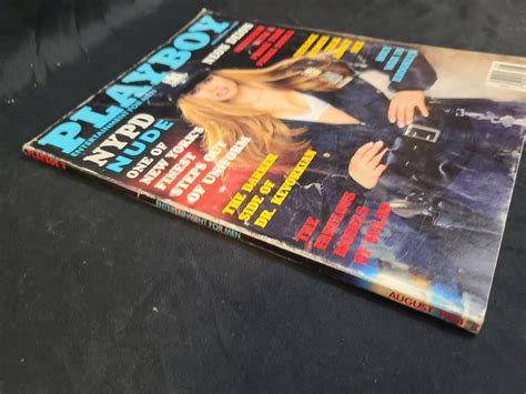 Playboy August 1994 NYPD Nude Maria Checa EBay