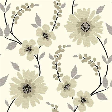 Download Stansie Floral Trail Luxury Contemporary Flower Wallpaper By