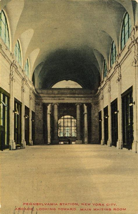 Old New York In Postcards 9 Penn Station Interiors