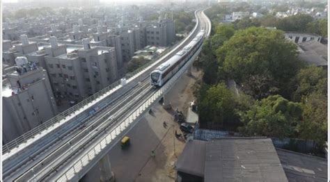 ahmedabad metro route station list phases and gmrc latest news