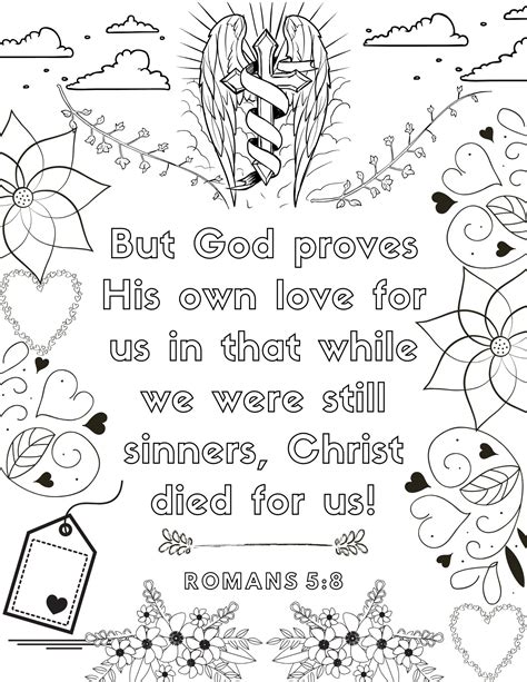 Coloring Pictures With Bible Verses Symbol All