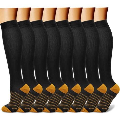 CHARMKING Compression Socks For Women Men 8 Pairs 15 20 MmHg Is Best