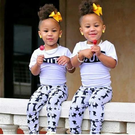 Too Cute Cute Hairstyles For Kids Cute Black Babies Cute Twins