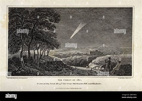 Great Comet Of 1811 Stock Photo Alamy