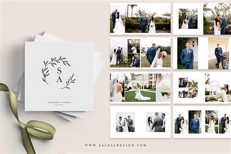 Wedding Photo Album Template Al002 Creative Card Templates ~ Creative