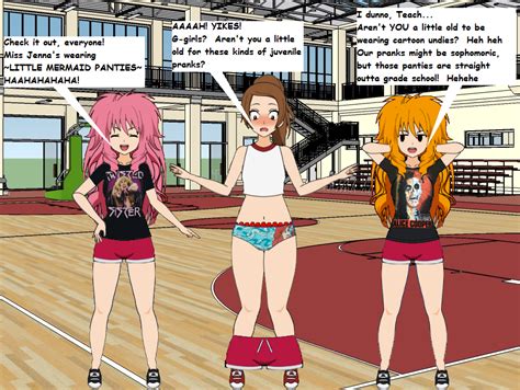 Ms Jenna Pantsed In Gym Class By Averagedash On Deviantart