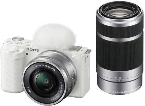 Sony Zv E10 Mirrorless Camera With 16 50mm Lens White