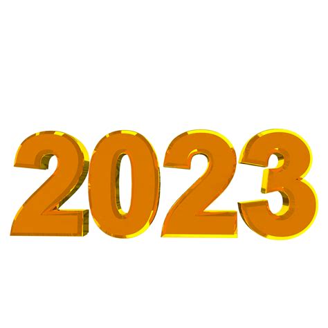 2023 Year Png Transparent Image Download Size 3000x3000px