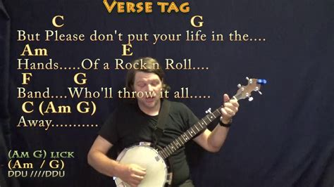 Fm>let ring dont look back in anger. Don't Look Back In Anger (Oasis) Banjo Cover Lesson in C ...