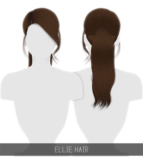 Ellie Hair Sims Sims Sims Hair