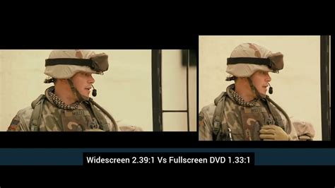 Green Zone 2010 Aspect Ratio Comparison Widescreen Vs Full Screen Dvd