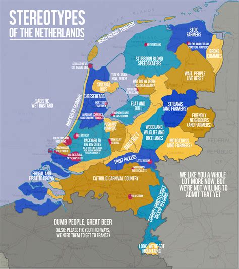 stereotypen kaart van nederland vk magazine