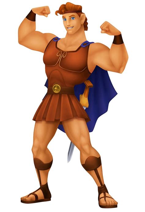 Hercules Characters And Art Kingdom Hearts Recoded Hercules
