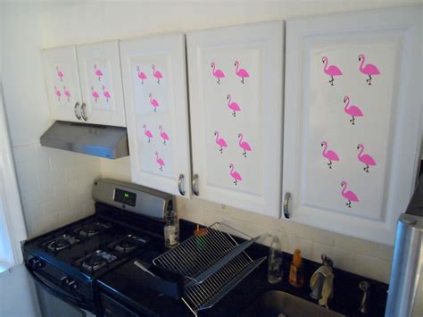 A complete guide to countertop contact paper with the handyman s daughter. Temporary Contact Paper Kitchen Cabinet Decorations | Pink ...