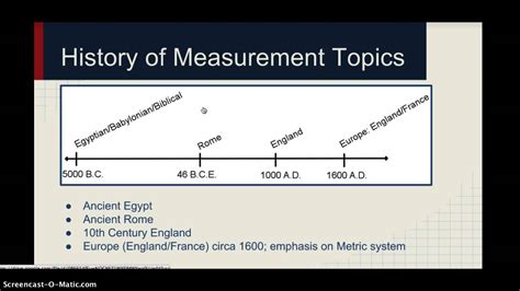 History Of Measurement Part 1 Youtube